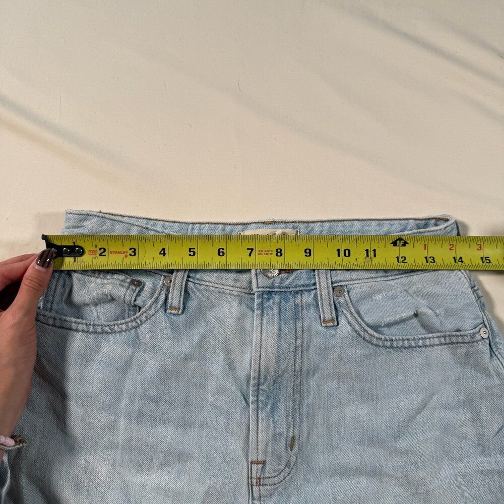 Madewell 5 Pocket The Curvy Perfect Vintage Light Wash High Rise Jeans Size 26 - Picture 8 of 11